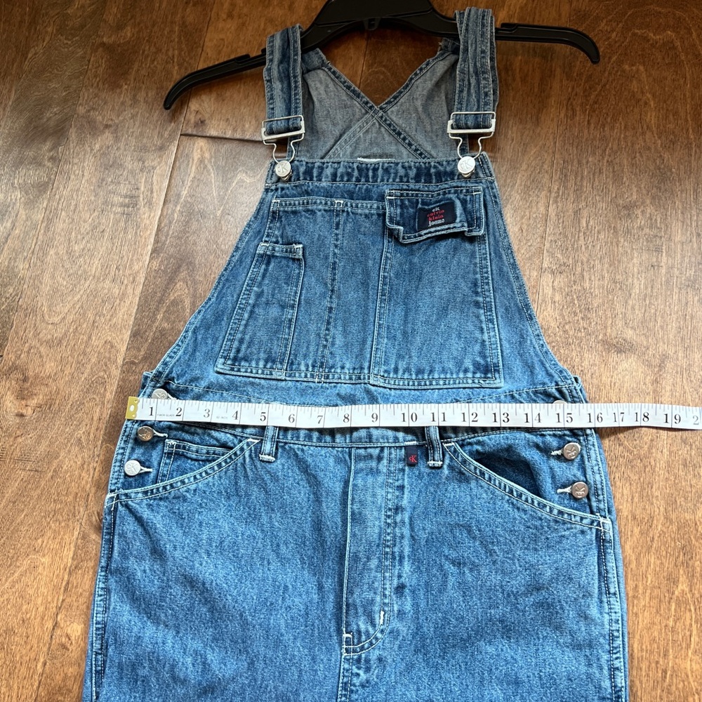 Vintage Calvin Klein CK jeans Y2K baggy overalls size small - Picture 10 of 15